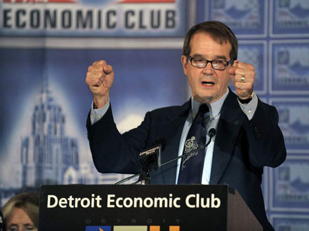 “We’re very concerned about that entry-level member having a middle-class standard of living, which I would argue they don’t at the current rates,” he told reporters Monday after a speech at the Detroit Economic Club. “I would say that’s our highest priority.” (Clarence Tabb,Jr./The Detroit News)