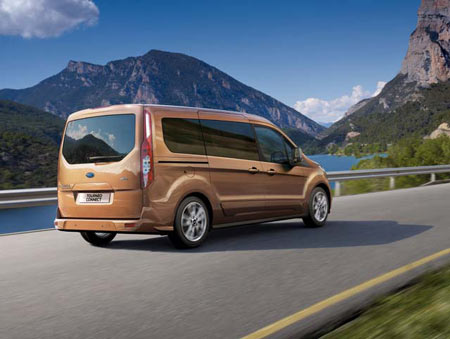 The Transit Connect Wagon will be built on Ford's global C-segment platform shared by models like the Focus compact and Escape SUV. (Ford Motor Co.)
