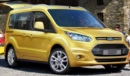 Ford Motor Co.'s new Transit Connect Wagon will look like the European Tourneo Connect, pictured here. Ford Motor Company