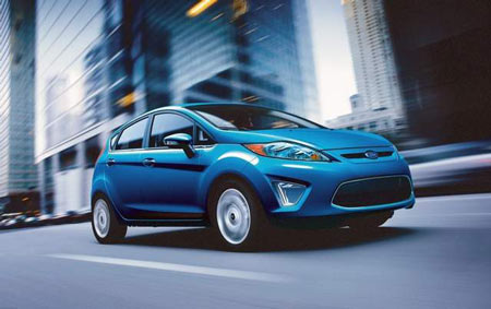 Ford recalled its 2011-13 Fiesta subcompacts because of a problem where the rear right seat side air bag may not inflate in a crash. (Ford)