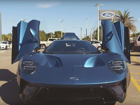 On Nov. 3, Ford offered to buy back the Liquid Blue GT for the purchase price and said “they could discuss how to address the profit he received from the unauthorized resale.” (Photo: Youtube)