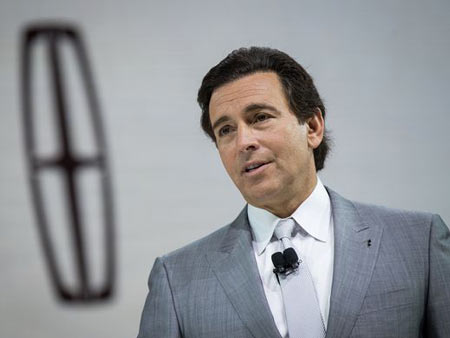 Mark Fields, 2014-2017. A long time Ford executive who was endorsed by Mulally, Fields led Ford to record sales and profits, but the share price fell 40 percent during his tenure. A regression to an "Old Ford" management system and a lack of clarity about the plan for the future also contributed to his ouster.  Drew Angerer, Getty Images