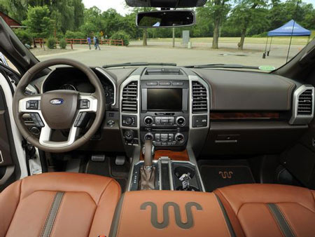 The interior of the F-150 King Ranch series. (Photo: Jose Juarez / Special to Detroit News)