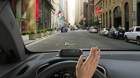 A new automotive frontier called augmented reality will display details – from speed to maps to e-mail – on the windshield
