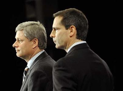 Prime Minister Stephen Harper and Premier Dalton McGuinty say all stakeholders will need to cut costs soon. 